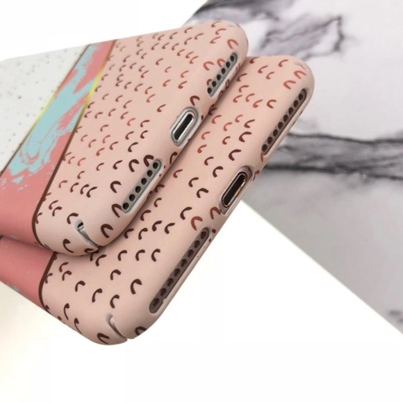 NEW iPhone 7+ 8+ Marble Splice Hard Case - Picture 3 of 3